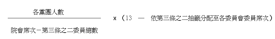 立法院各委員會組織法